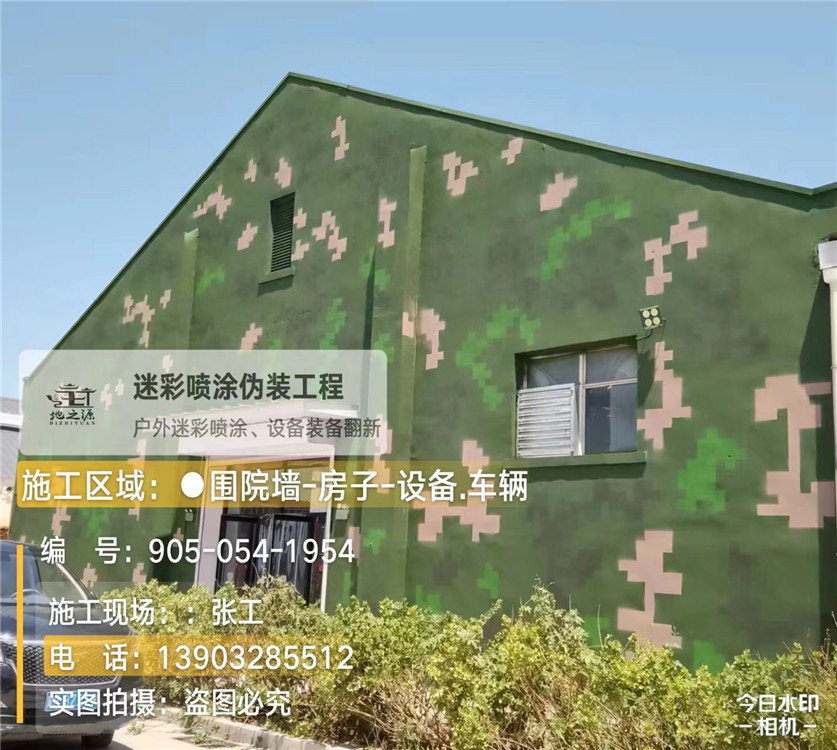 宝山外墙数码迷彩漆施工报价清单（100㎡标准墙面测算）